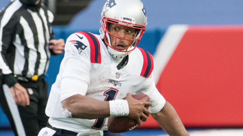 New England Patriots quarterback Cam Newton