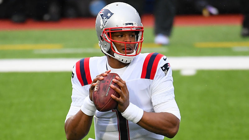 New England Patriots quarterback Cam Newton