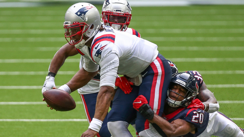 New England Patriots quarterback Cam Newton