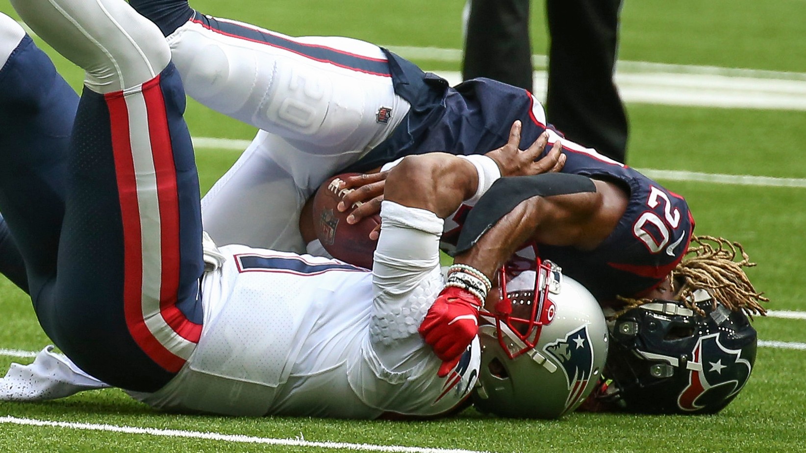 New England Patriots quarterback Cam Newton