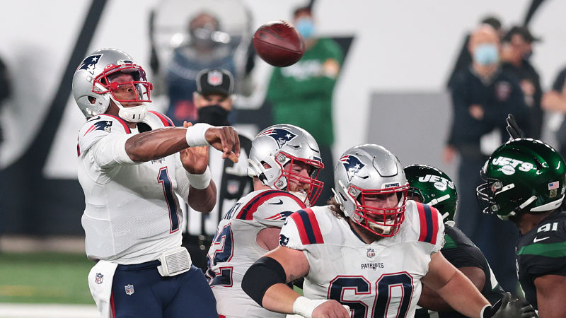 New England Patriots quarterback Cam Newton