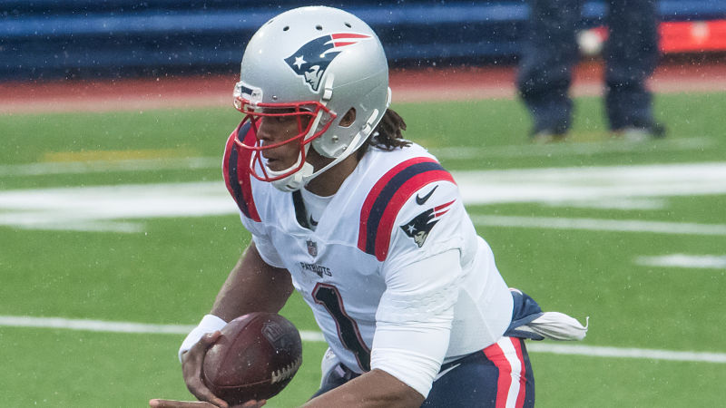 New England Patriots quarterback Cam Newton