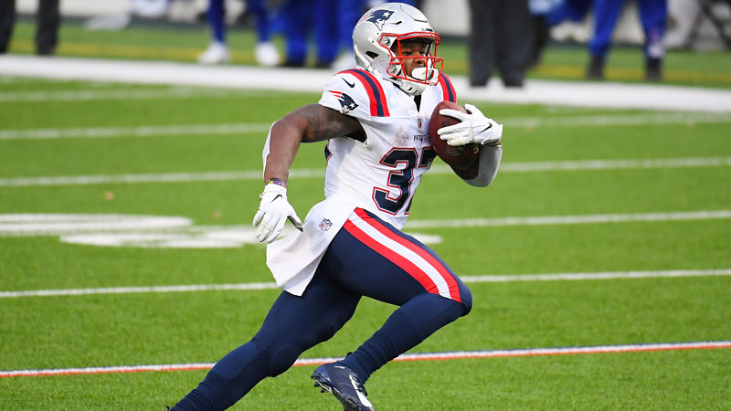New England Patriots running back Damien Harris
