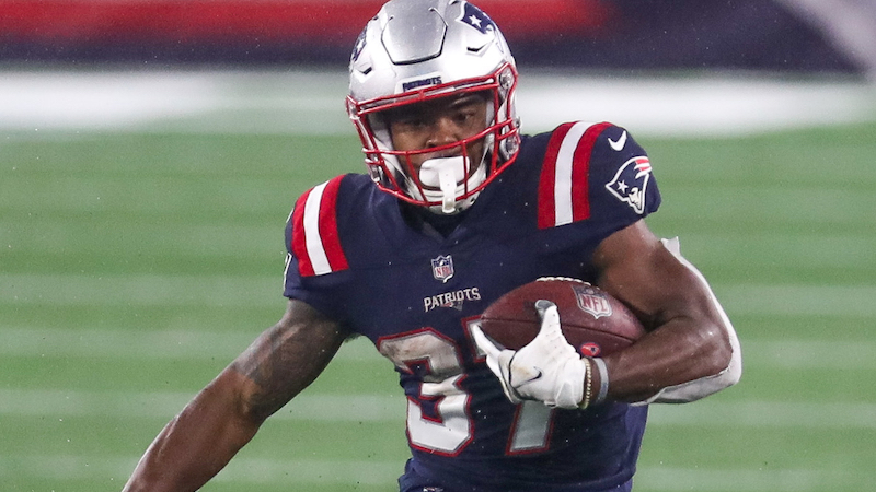 New England Patriots running back Damien Harris