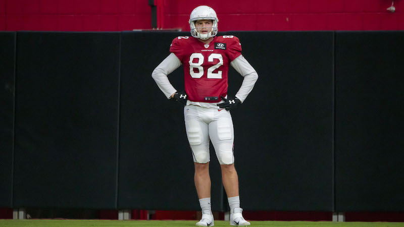 Patriots tight end Dylan Cantrell