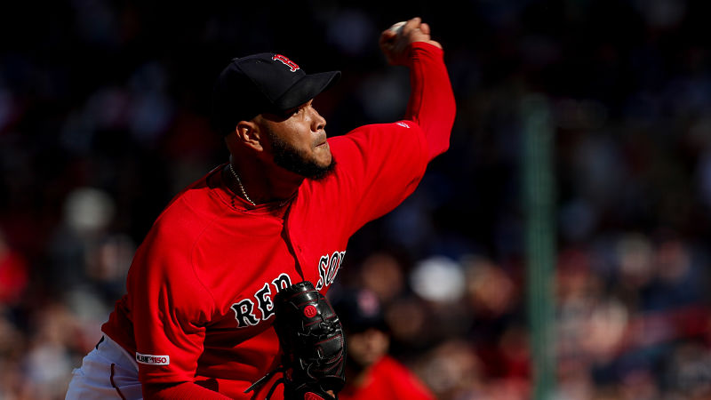 Boston Red Sox pitcher Eduardo Rodriguez