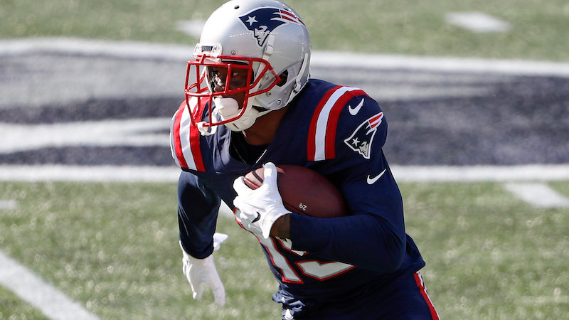 Patriots wide receiver Isaiah Zuber