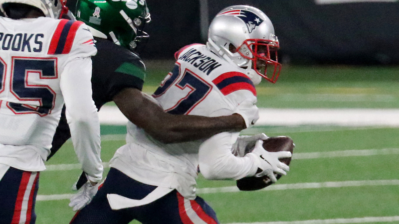 New England Patriots defensive back J.C. Jackson