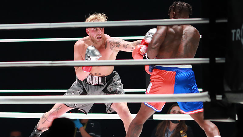YouTube star Jake Paul and former NBA guard Nate Robinson