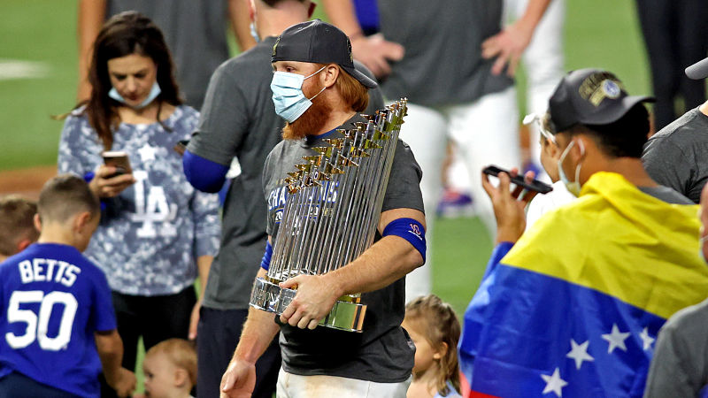 Los Angeles Dodgers third baseman Justin Turner