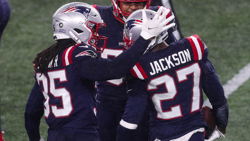 New England Patriots safety Kyle Dugger