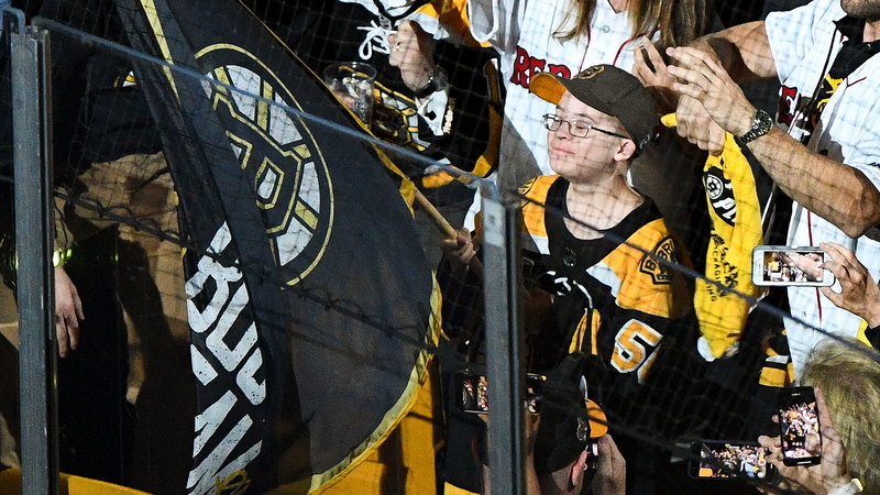 Boston Bruins Superfan Liam Fitzgerald