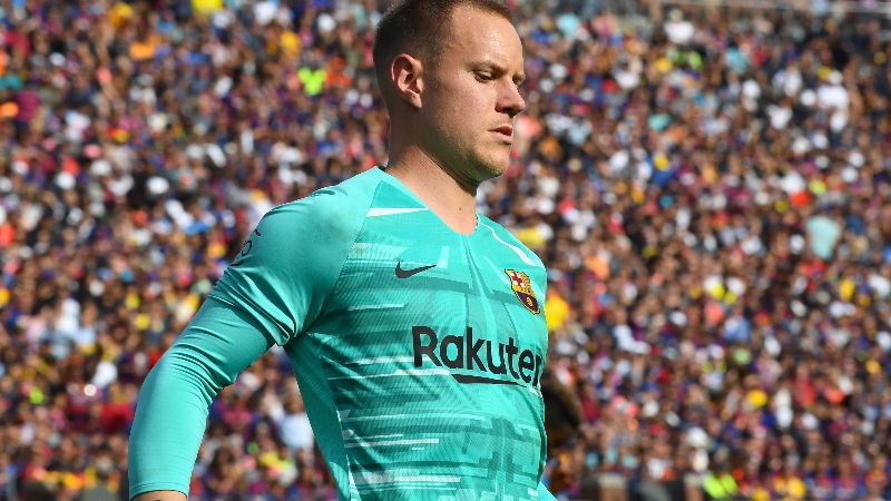 Barcelona goalkeeper Marc-Andre ter Stegen