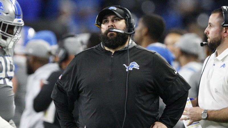 Detroit Lions coach Matt Patricia