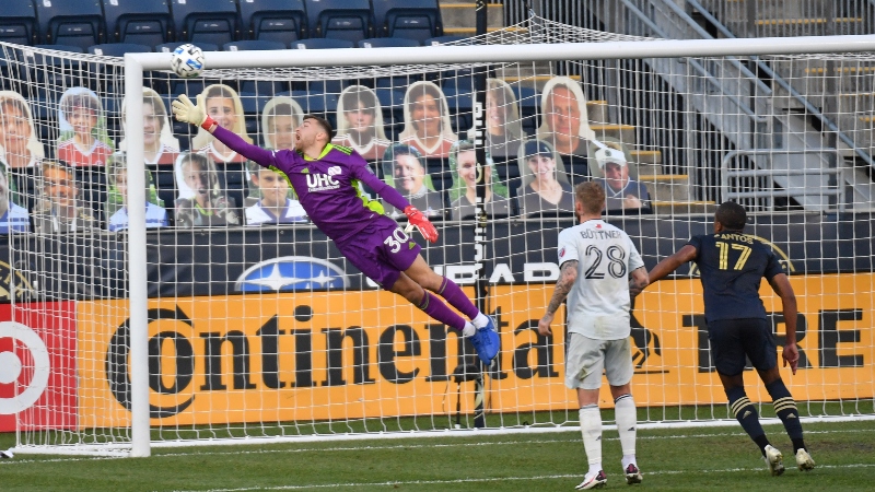 New England Revolution goalkeeper Matt Turner (30)