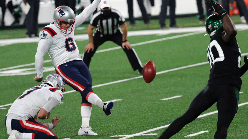 New England Patriots kicker Nick Folk