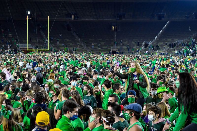 Notre Dame fans