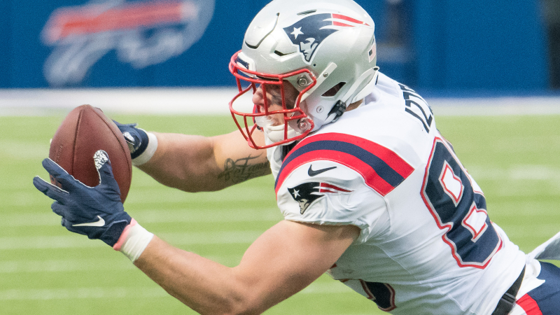 New England Patriots tight end Ryan Izzo