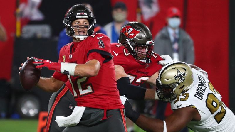 Tampa Bay Buccaneers quarterback Tom Brady