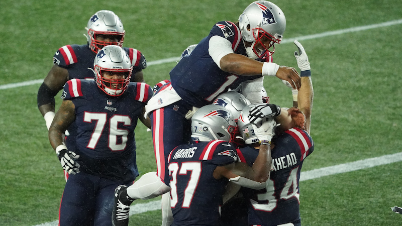 Patriots quarterback Cam Newton
