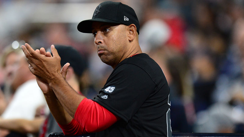 Boston Red Sox manager Alex Cora