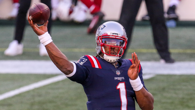 New England Patriots quarterback Cam Newton