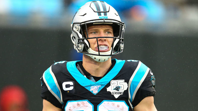 Carolina Panthers running back Christian McCaffrey