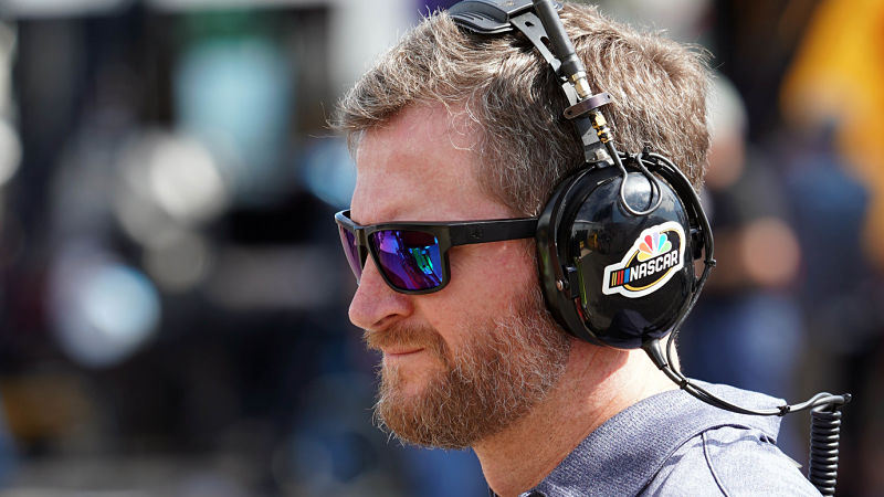 Former NASCAR driver Dale Earnhardt Jr.