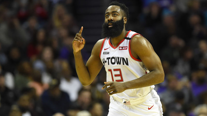 Houston Rockets guard James Harden