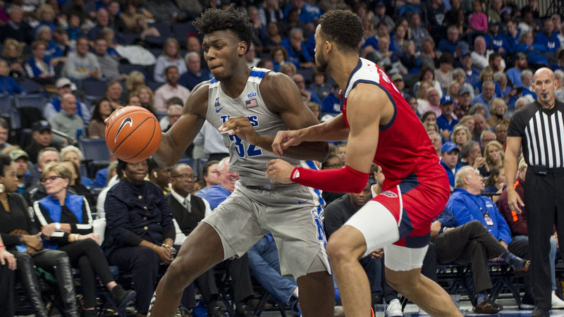 NBA Draft prospect James Wiseman