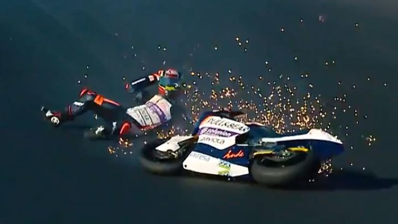MotoGP driver Aron Canet