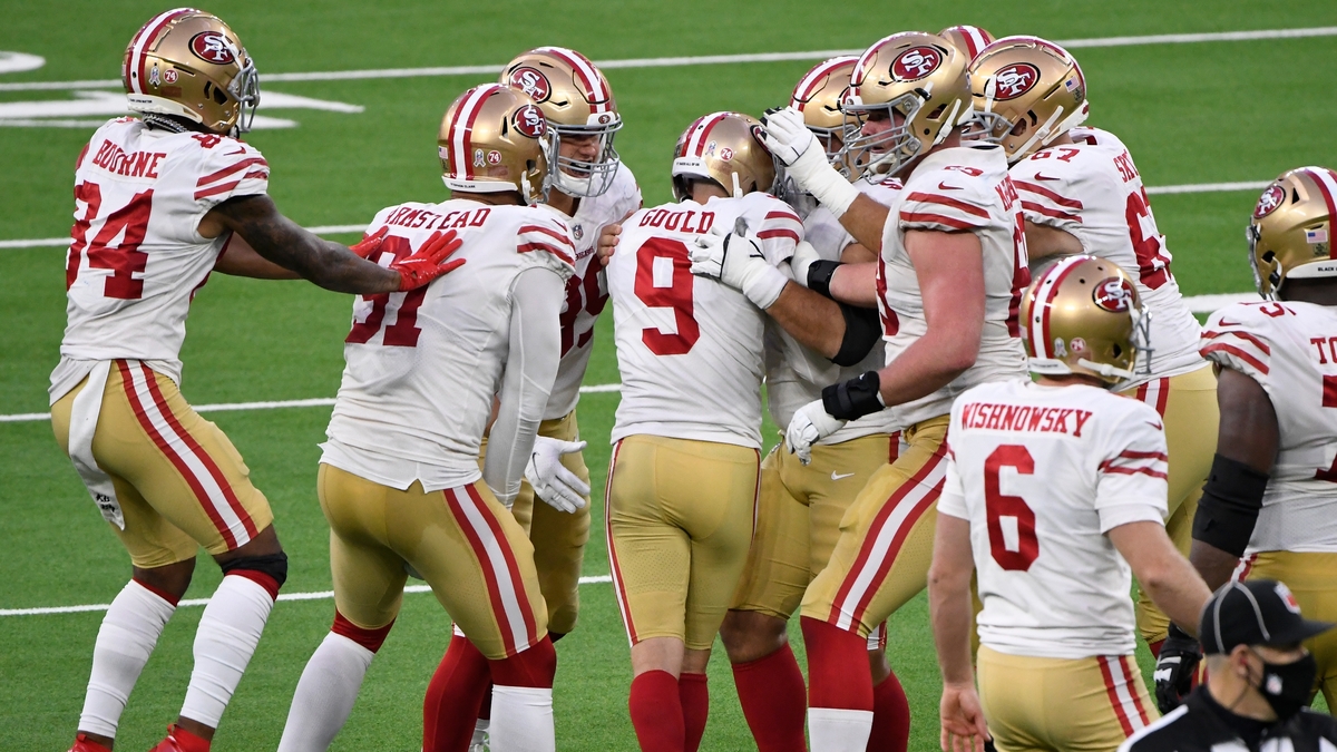 San Francisco 49ers kicker Robbie Goul