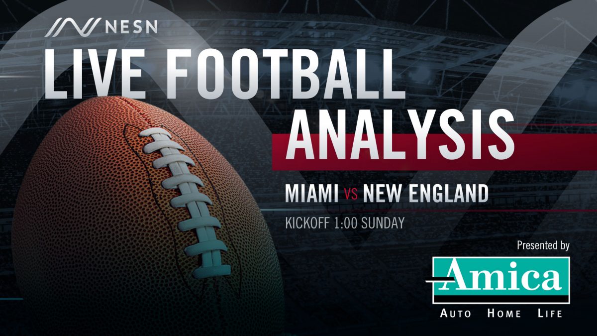 Amica Live Football Analysis MIA vs NE