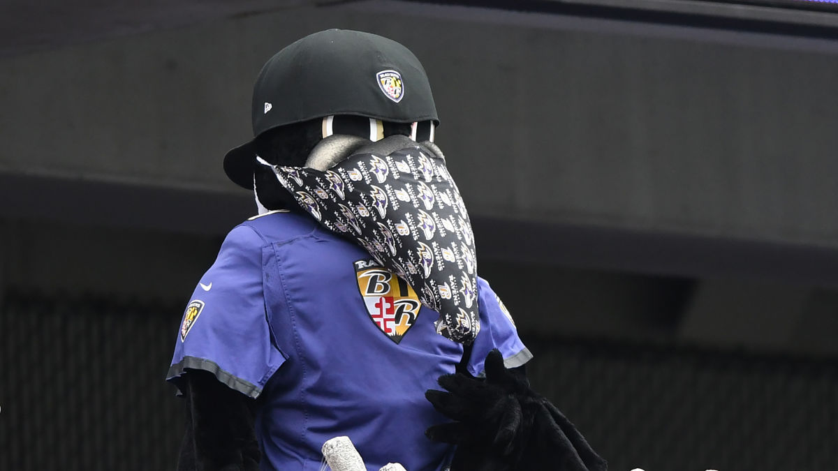 Baltimore Ravens mascot