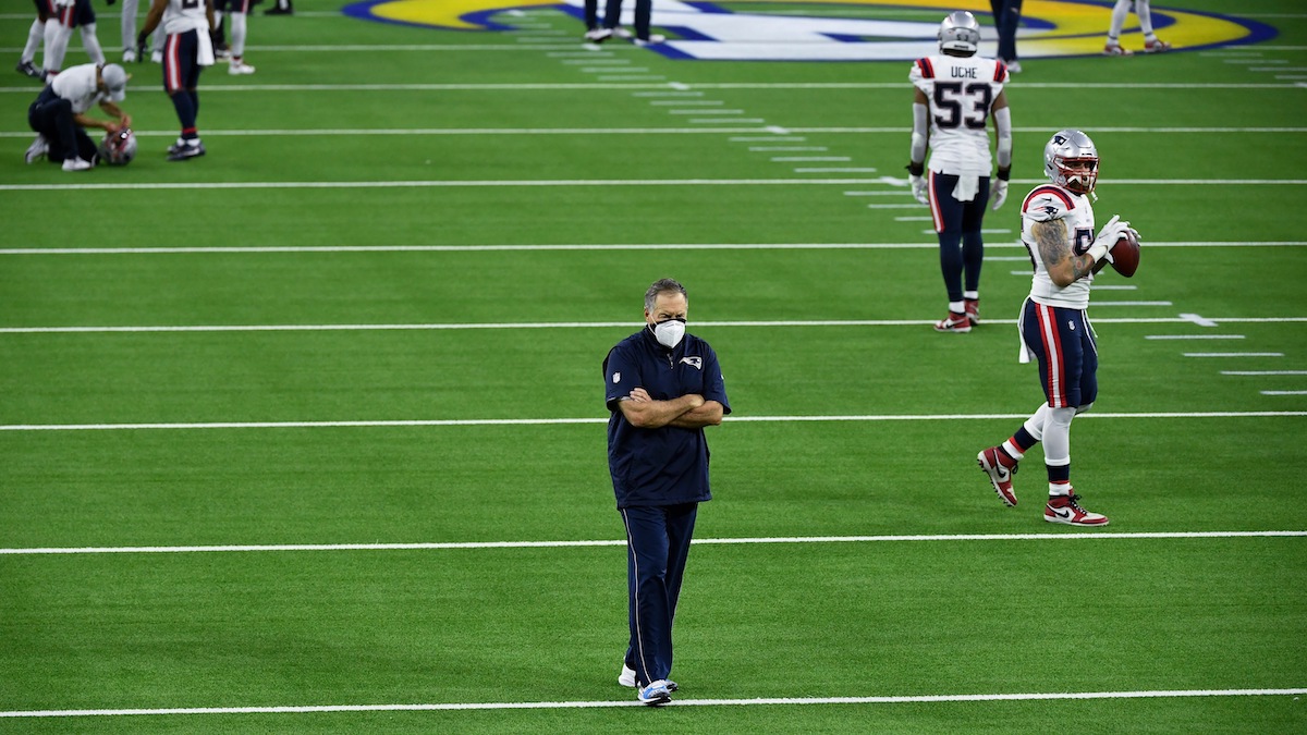 Patriots head coach Bill Belichick