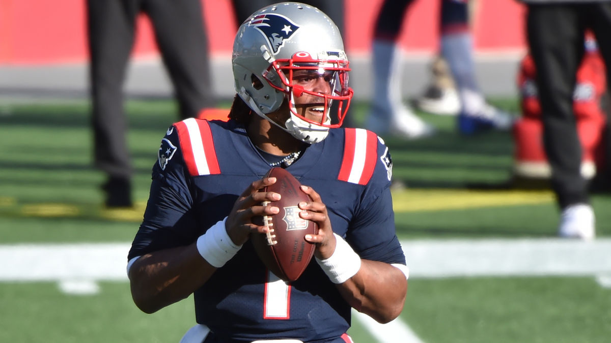 New England Patriots quarterback Cam Newton