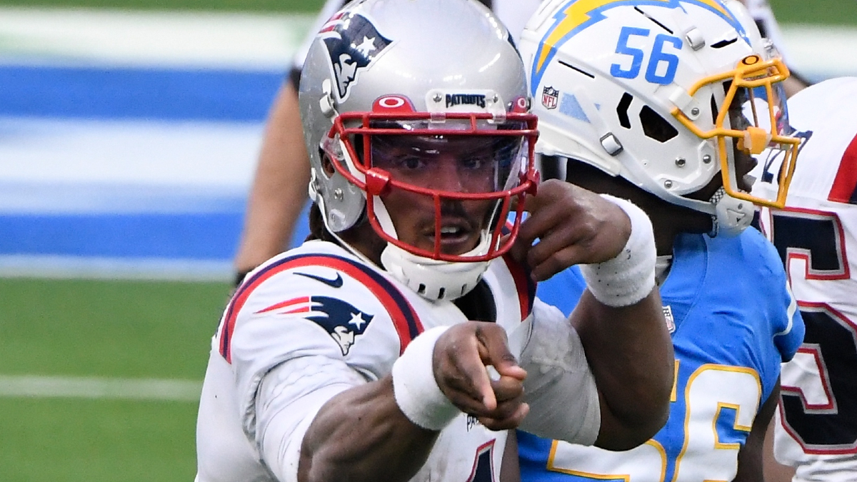 New England Patriots quarterback Cam Newton