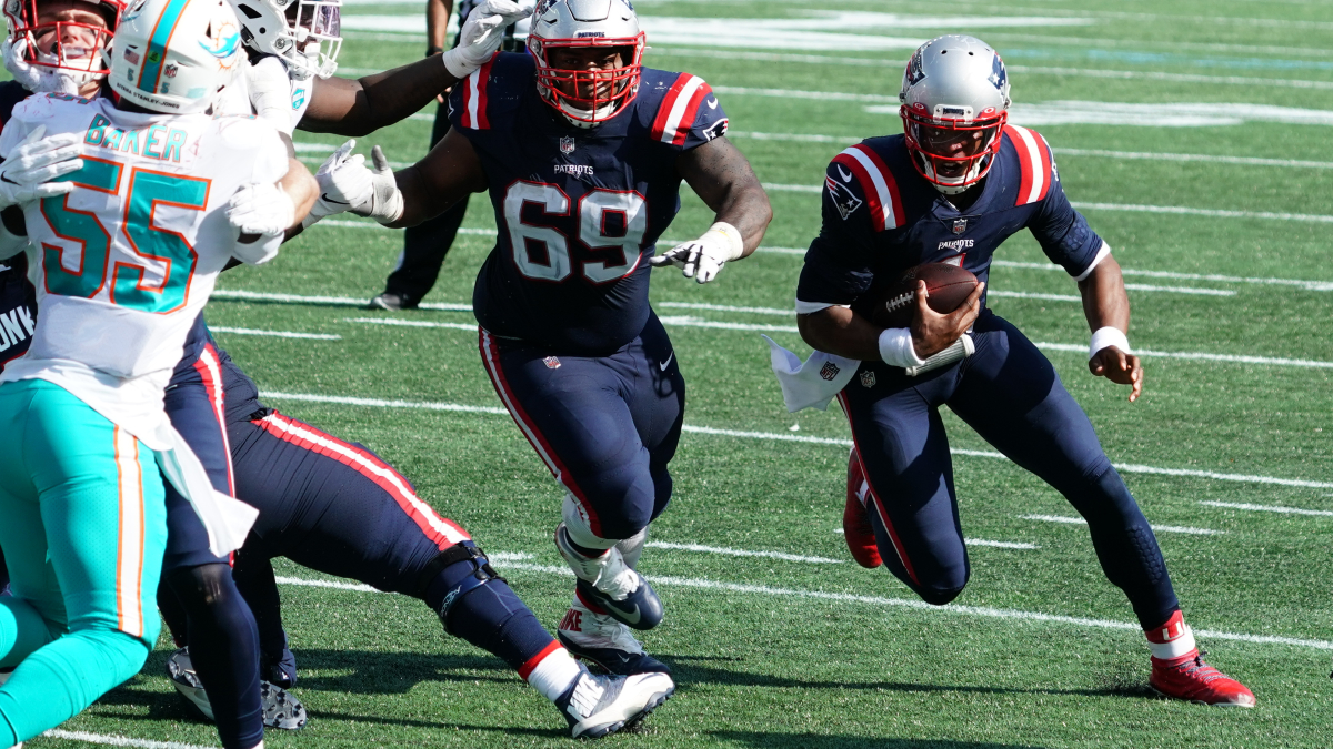 New England Patriots quarterback Cam Newton