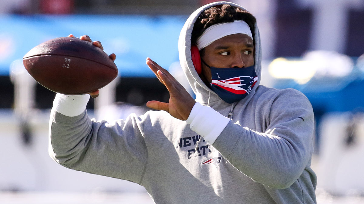 New England Patriots quarterback Cam Newton