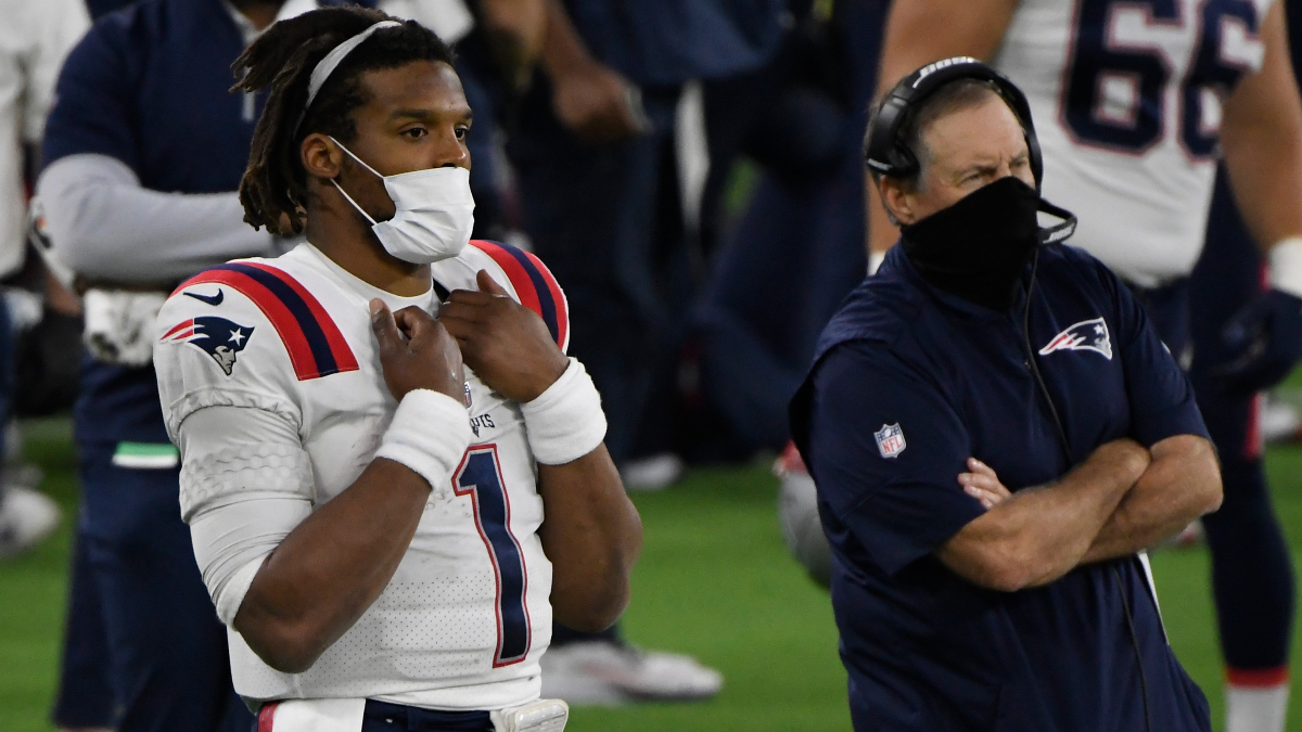 New England Patriots quarterback Cam Newton