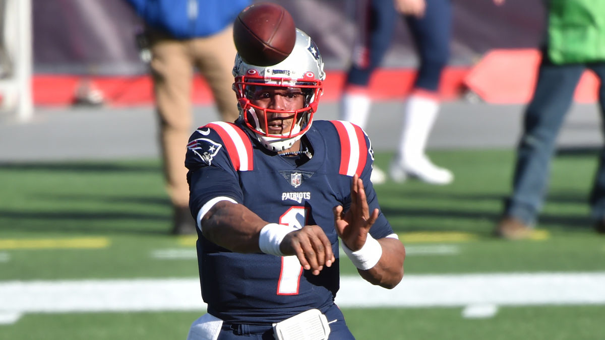 New England Patriots quarterback Cam Newton