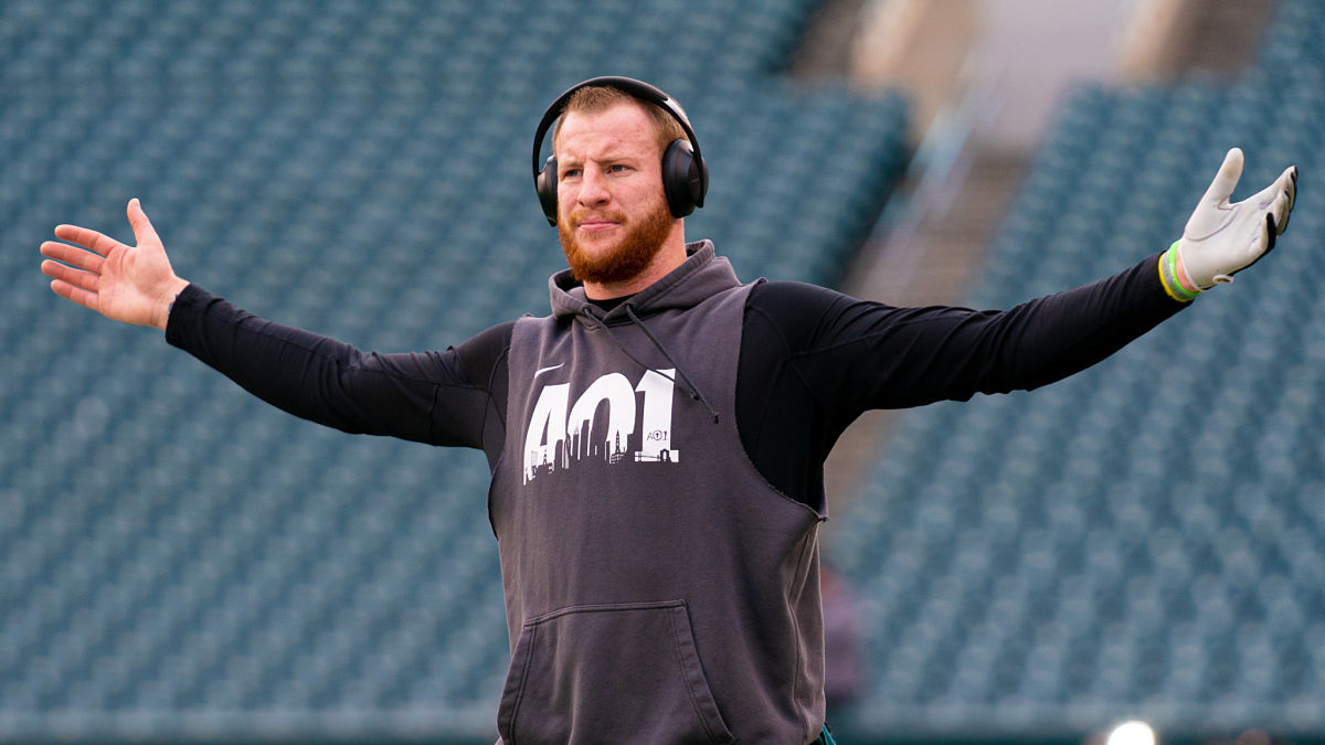Philadelphia Eagles quarterback Carson Wentz