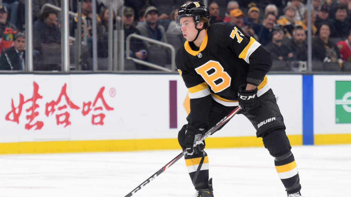 Boston Bruins defenseman Charlie McAvoy
