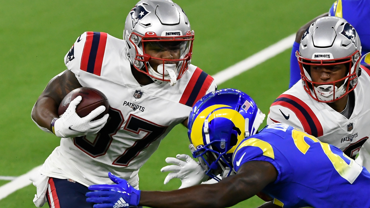 New England Patriots running back Damien Harris