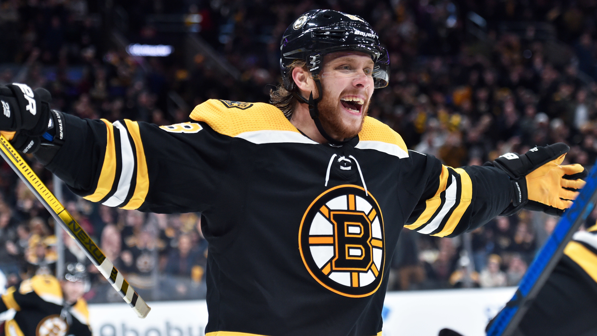 Boston Bruins right wing David Pastrnak