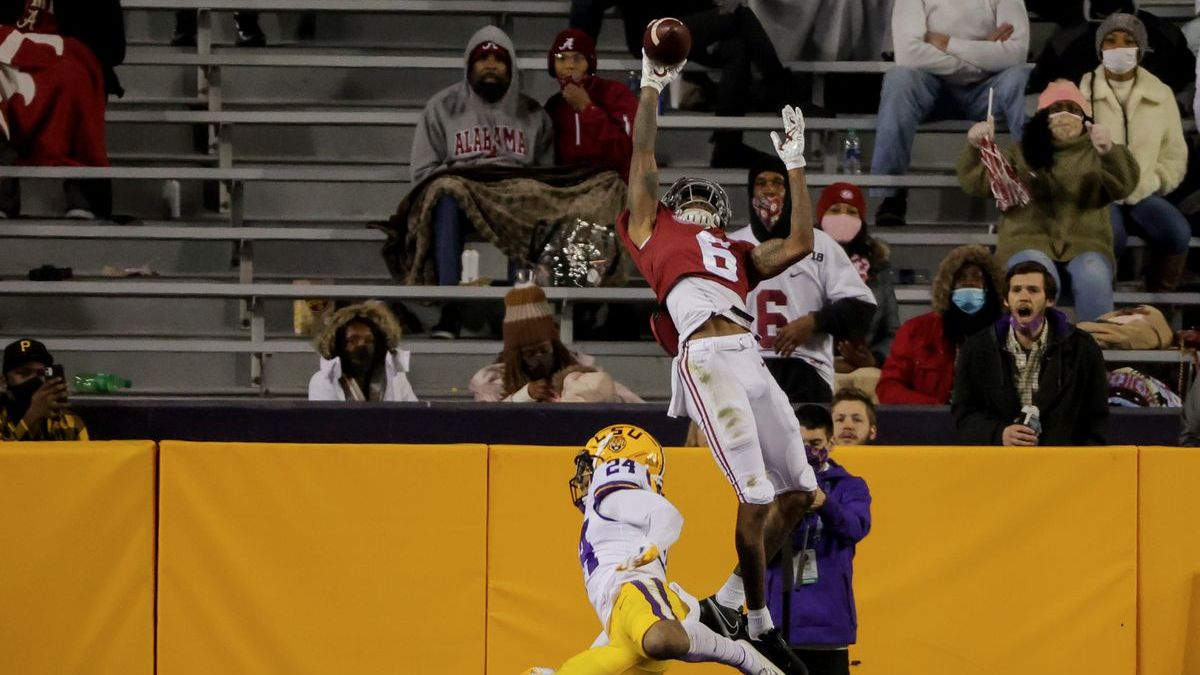 Alabama wide receiver DeVonta Smith