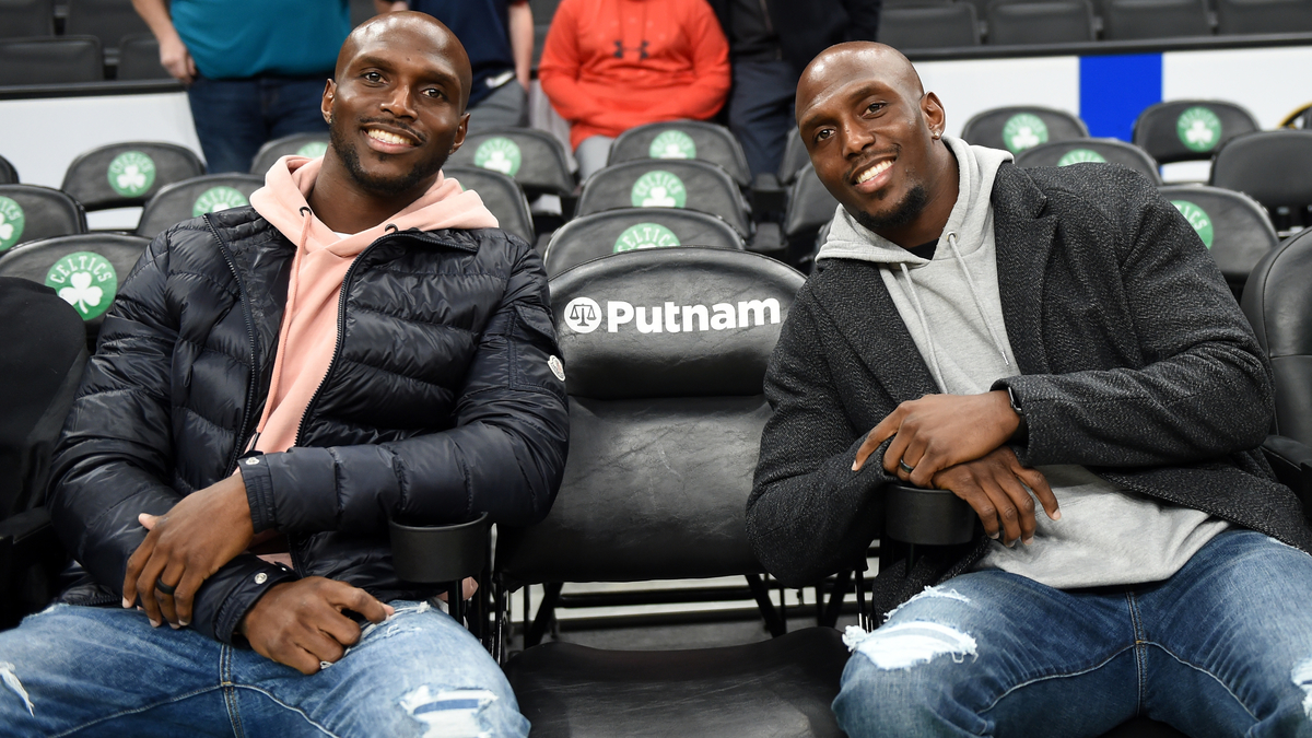 New England Patriots Cornerback Jason McCourty, Safety Devin McCourty