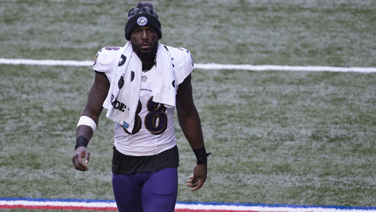 Baltimore Ravens wide receiver Dez Bryant