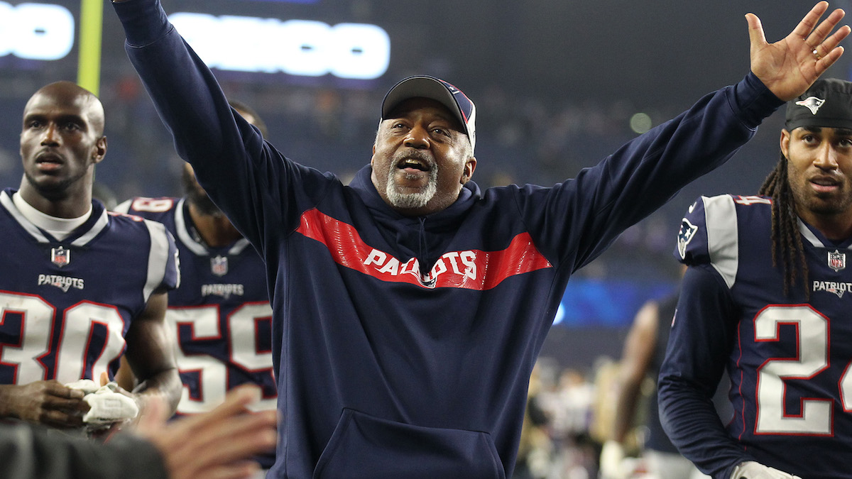 Patriots running backs coach Ivan Fears
