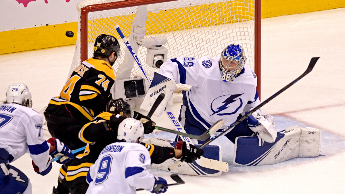 Boston Bruins forward Jake DeBrusk